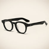 Fylmer Retro Acetate Glasses Frame Oval Frames Southood Black